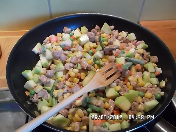 Bravčová sviečková na zelenine (fotorecept) - obrázok 2