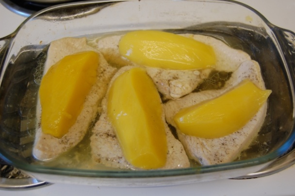 Morčacie prsia s mangom /fotorecept/ - obrázok 4