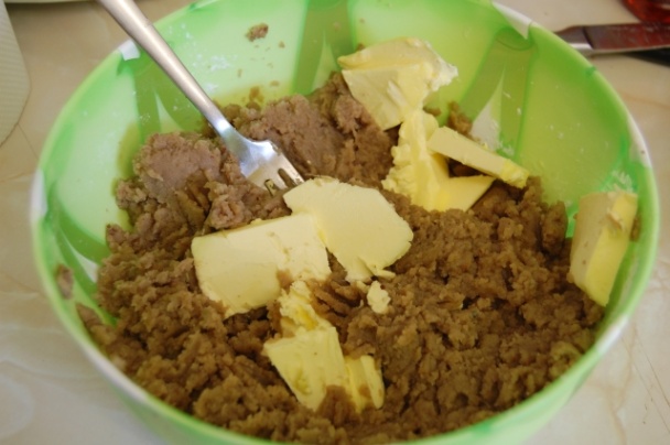 Čokoládový a gaštanový nepečený koláč /fotorecept/ - obrázok 4