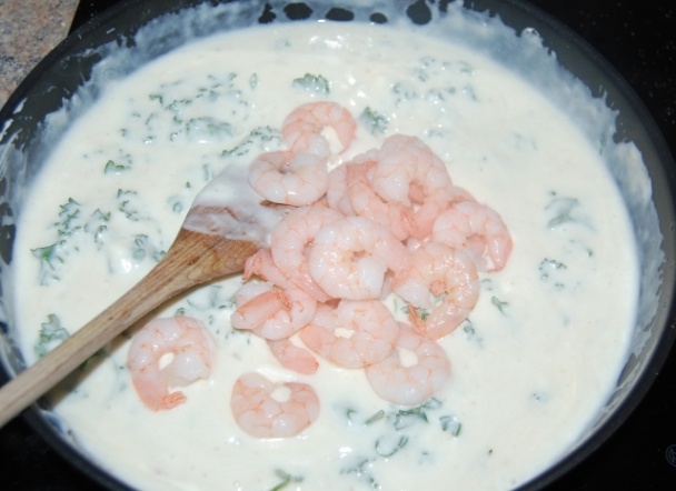 Špagety s krevetami /fotorecept/ - obrázok 8