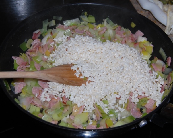 Slaninkovo - pórové rizoto /fotorecept/ - obrázok 3