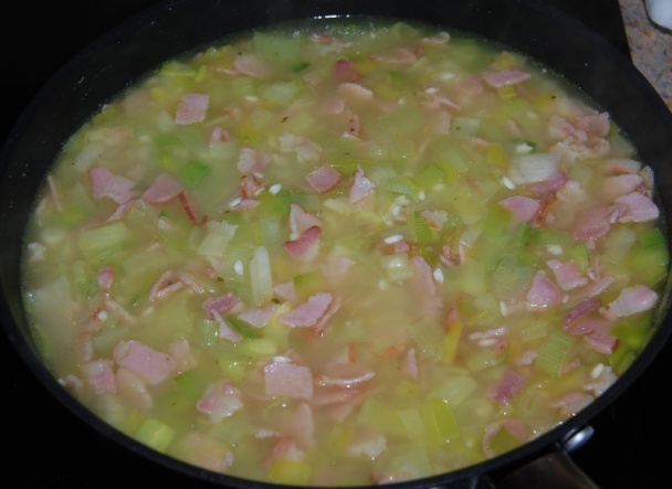 Slaninkovo - pórové rizoto /fotorecept/ - obrázok 4