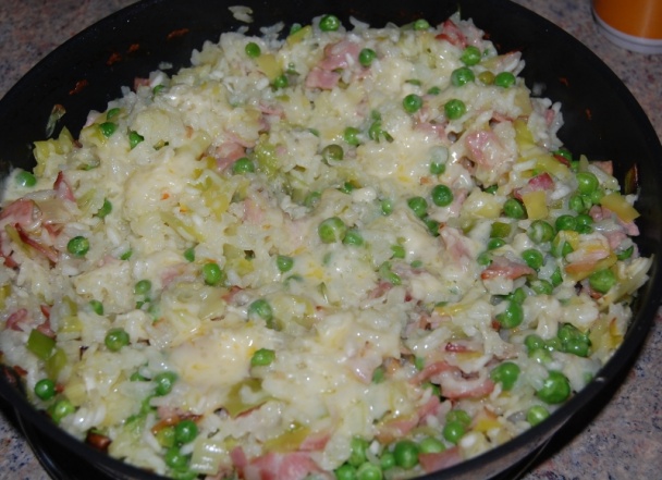 Slaninkovo - pórové rizoto /fotorecept/ - obrázok 7