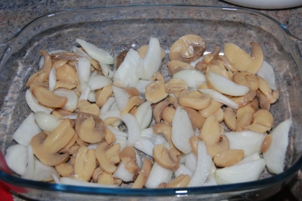 Kura so syrom a šampiňónmi /fotorecept/ - obrázok 2