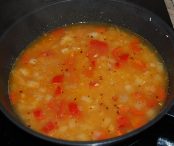 Jednoduchá Španielska Paella s krevetami - obrázok 3