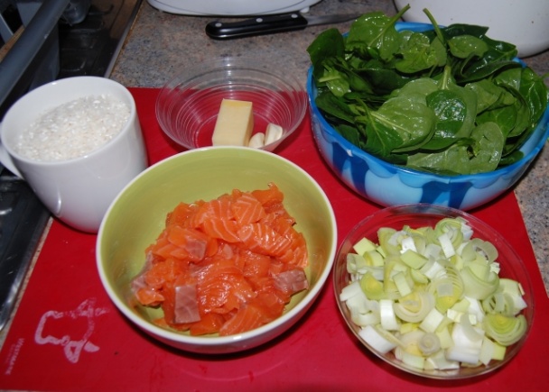 Lososové rizoto /fotorecept/ - obrázok 1