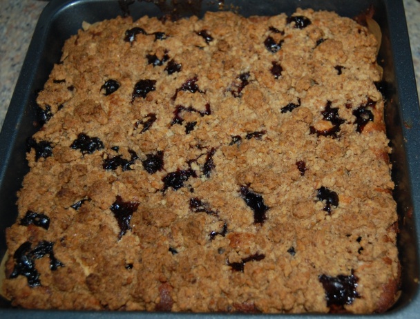 Čučoriedkový mrvenicový koláč - obrázok 4