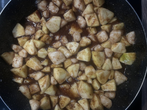 Jablkovo-hruškový crumble po brniansky (fotorecept) - obrázok 4