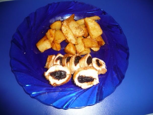 Kuracie závitky so slivkami (fotorecept) - obrázok 3