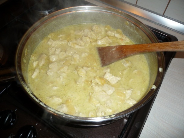 Kuracie karí s broskyňami (fotorecept) - obrázok 2