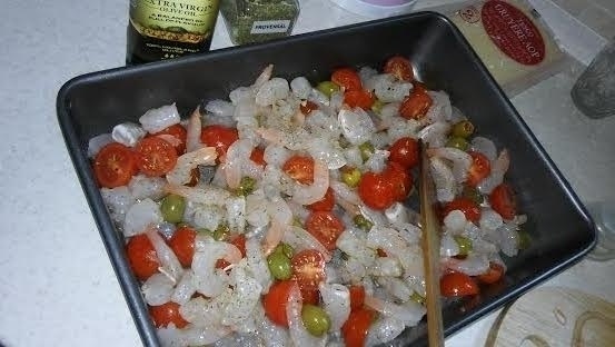 Pečené krevety so špagetami (fotorecept) - obrázok 1