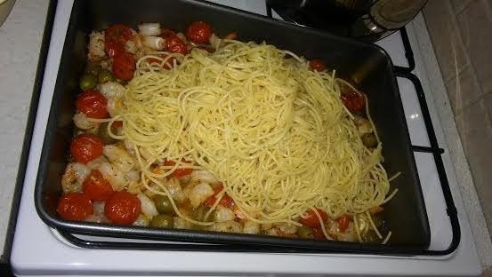 Pečené krevety so špagetami (fotorecept) - obrázok 2
