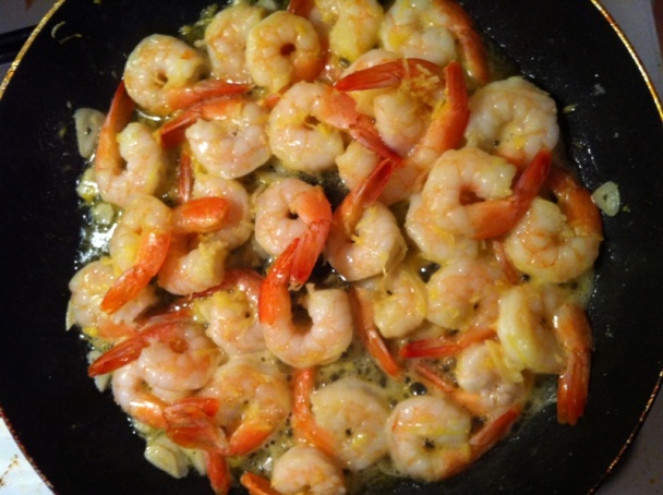 Krevetové špagety - obrázok 2