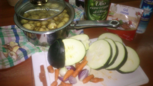 Grilovaná zelenina - obrázok 1