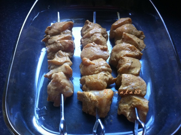 Kurací kari kebab / chicken korma kebabs - obrázok 3