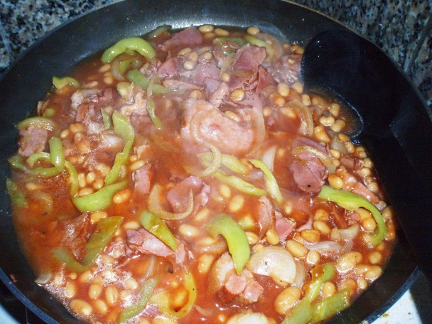 Mexická fazuľa so slaninou - obrázok 3