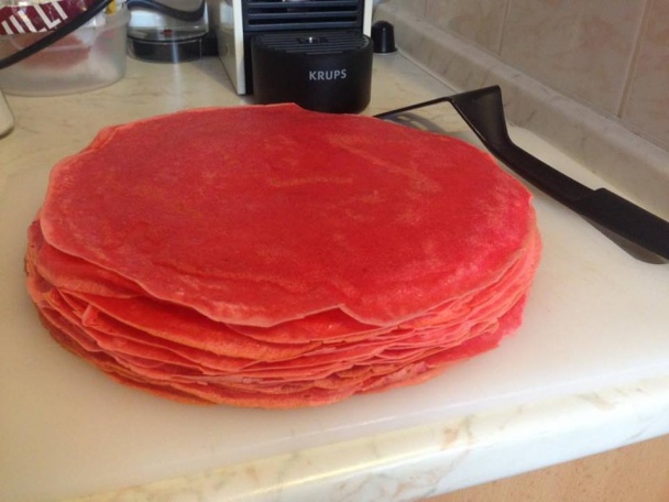 Jahodový crepe cake (fotorecept) - obrázok 16