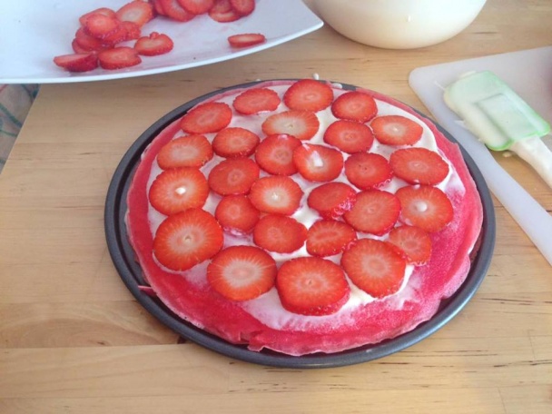 Jahodový crepe cake (fotorecept) - obrázok 19