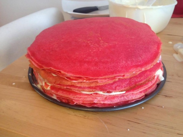 Jahodový crepe cake (fotorecept) - obrázok 20