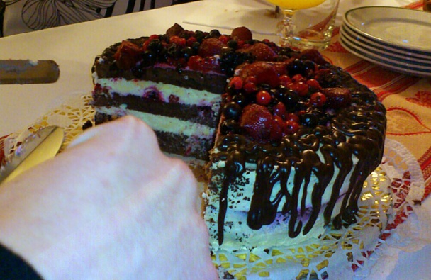 Svieža ovocno-tvarohová torta - obrázok 4