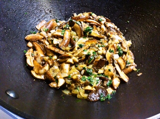 Cícerové halušky zapečené s čerstvými hríbami (fotorecept) - obrázok 2