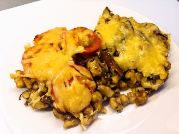 Cícerové halušky zapečené s čerstvými hríbami (fotorecept) - obrázok 6