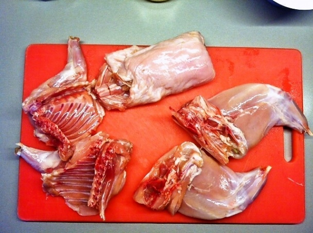 Pečený králik na cesnaku so špenátom (fotorecept) - obrázok 2