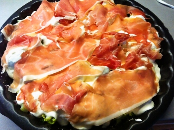 Brokolica zapečená s bryndzou a prosciuttom (fotorecept) - obrázok 4