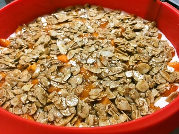 Marhuľovo-tvarohový koláč z mandľovej múky (fotorecept) - obrázok 4