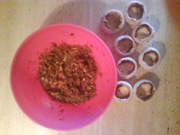 Plnené šampiňóny - obrázok 1