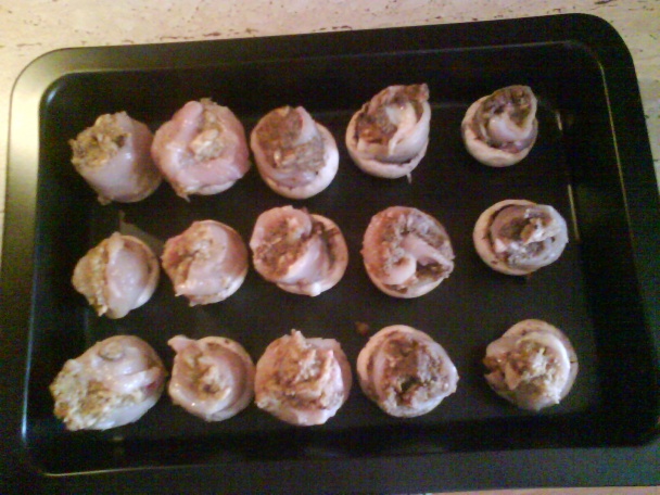 Plnené šampiňóny - obrázok 4