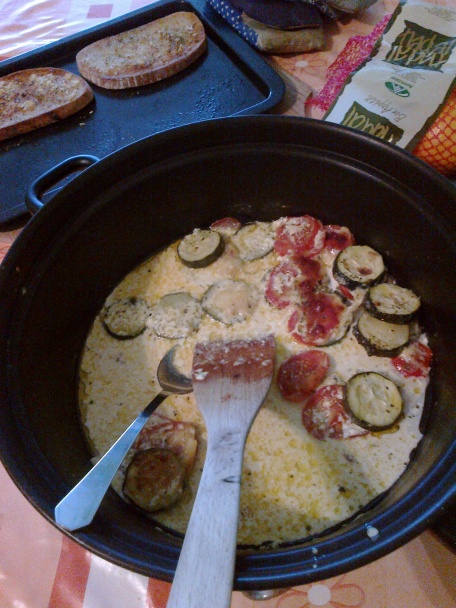 Zapečená cuketa s rajčinami a mozzarellou - obrázok 4