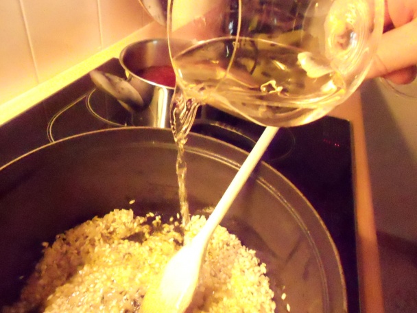 Rizoto s cviklou a bielou rybou - obrázok 4