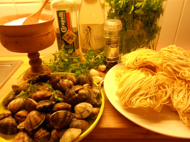 Spaghetti alle vongole veraci – Špagety s mušľami - obrázok 1