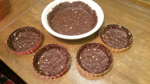 Kakaové tartaletky s tvarohovou náplňou a ovocím (fotorecept) - obrázok 2