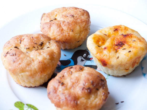 Slané zemiakové muffiny - obrázok 4