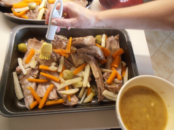 Bravčové rebierka s medovou marinádou - obrázok 4