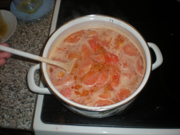 Paradajková polievka - talianska - z čerstvých paradajok - obrázok 4