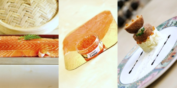 Lososové karbonátky s kaviárom a kôprovým Crème fraîche - obrázok 5