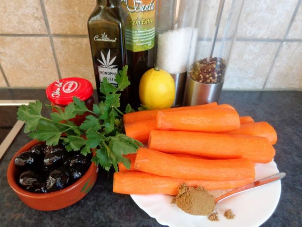 Ommek houria - mrkvový šalát z Tunisu (fotorecept) - obrázok 1