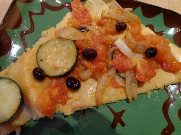 Socca niçoise s opraženou stredomorskou zeleninou - obrázok 11