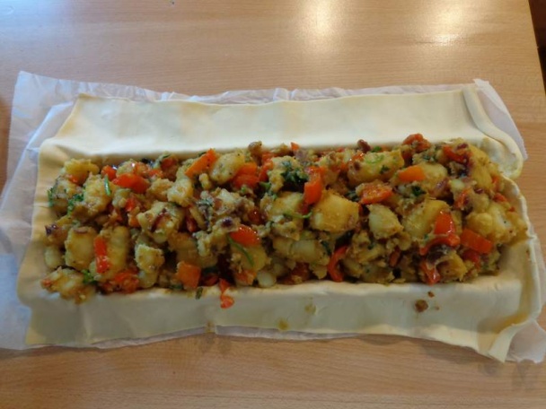 Bombajské zemiaky v lístkovom ceste (fotorecept) - obrázok 7