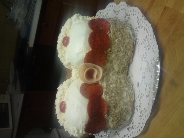 Slaná torta - prsia - obrázok 1
