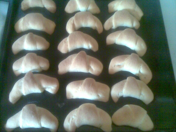 Kysnuté bezvaječné rožky (fotorecept) - obrázok 7