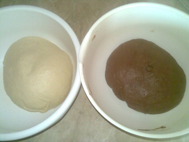 Kysnuté kakaové rožky (fotorecept) - obrázok 1