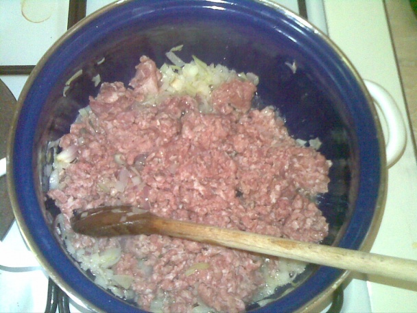 Mleté mäso so špenátom (fotorecept) - obrázok 2