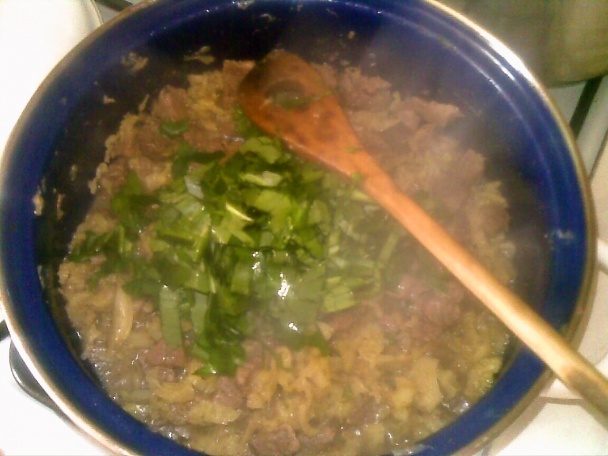 Bravčové plece s kelom a medvedím cesnakom (fotorecept) - obrázok 3