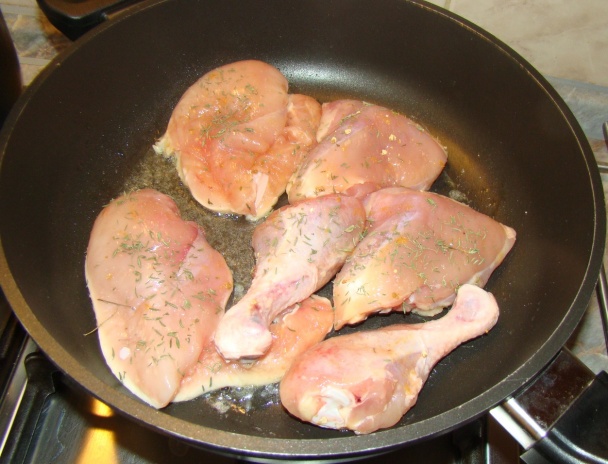 Kurča na zelenine s tymianom a anízom - obrázok 1