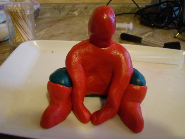 Torta Spiderman s karamelovo-vanilkovým krémom (fotorecept) - obrázok 7