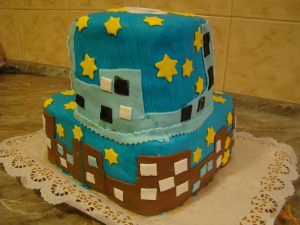 Torta Spiderman s karamelovo-vanilkovým krémom (fotorecept) - obrázok 11